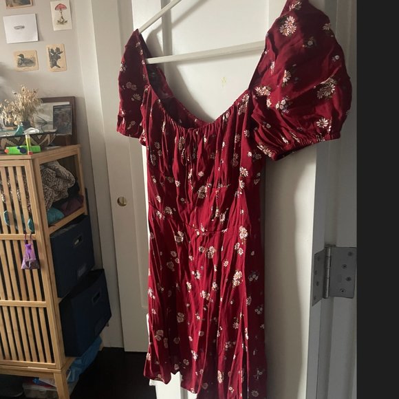 NWOT Reformation Corbin Dress Cassia Red Size 6 - Picture 5 of 5